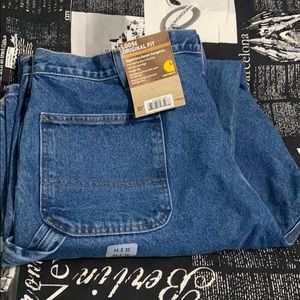 Men’s Carhartt Signature Denim Dungarees 44x33